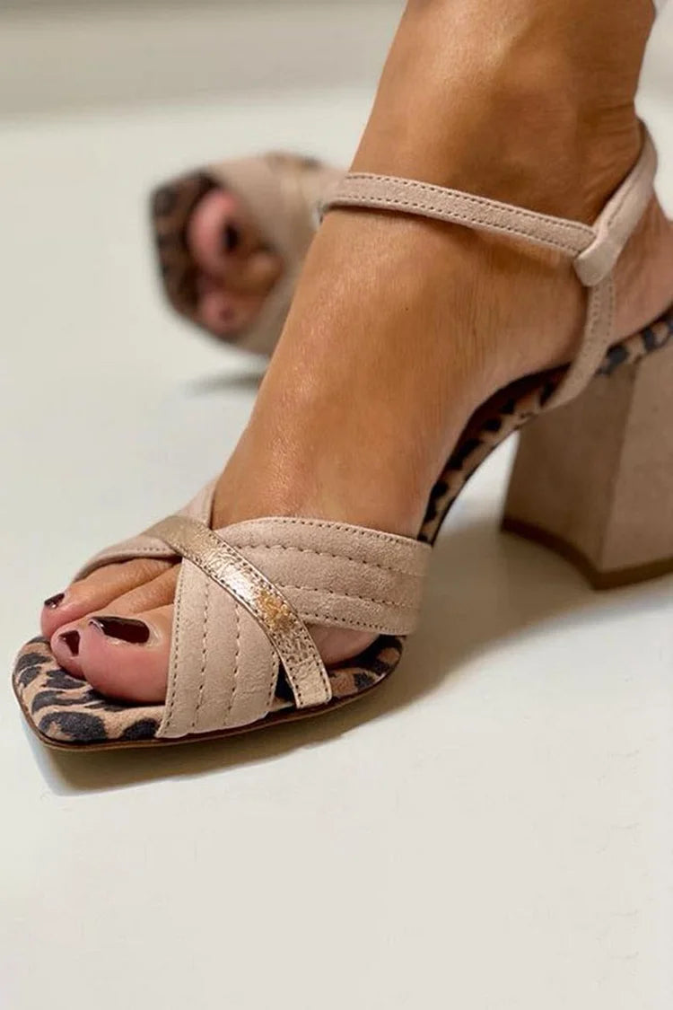 Avery™ | Cross-Band Heel Sandals