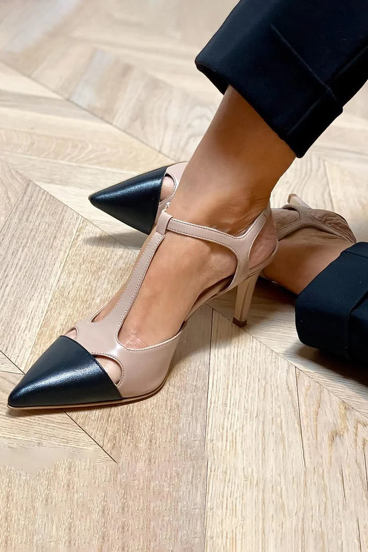 Emily™ | Two-Toned Pointed Heels