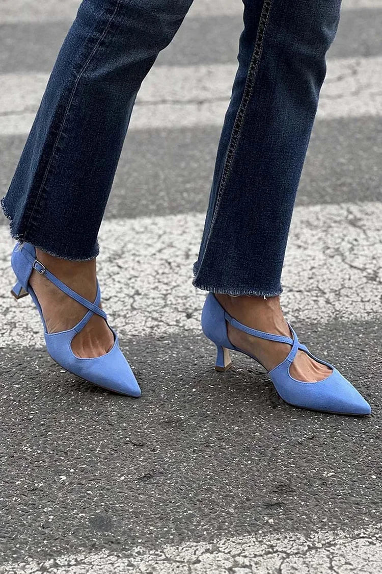 Isabella™ | Crisscross Pointed Pump