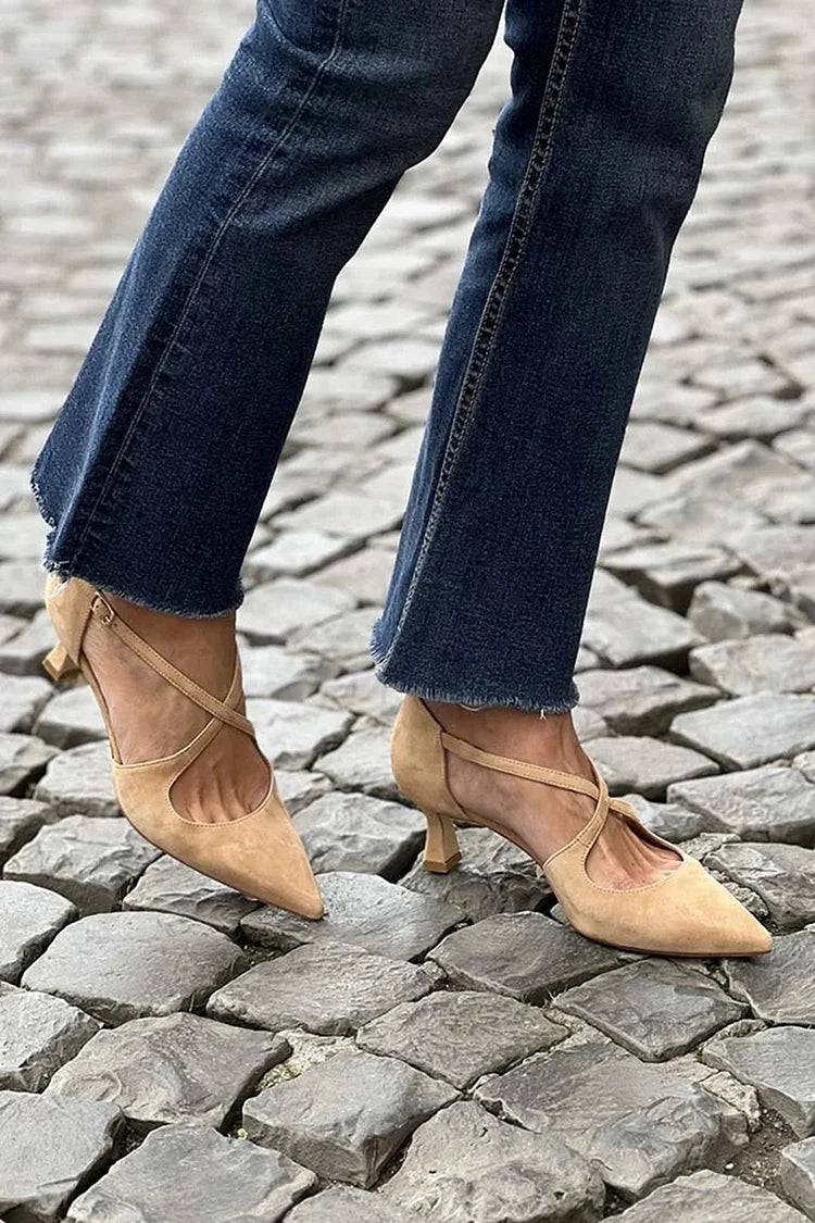 Sola™ | Crossed Pointed Heels