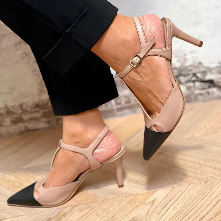 Emily™ | Two-Toned Pointed Heels