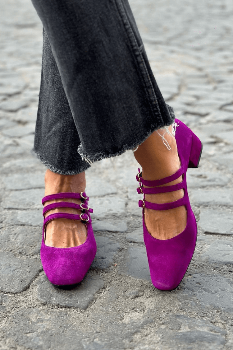 Olivia™ | Multi-Strap Ballet Flats