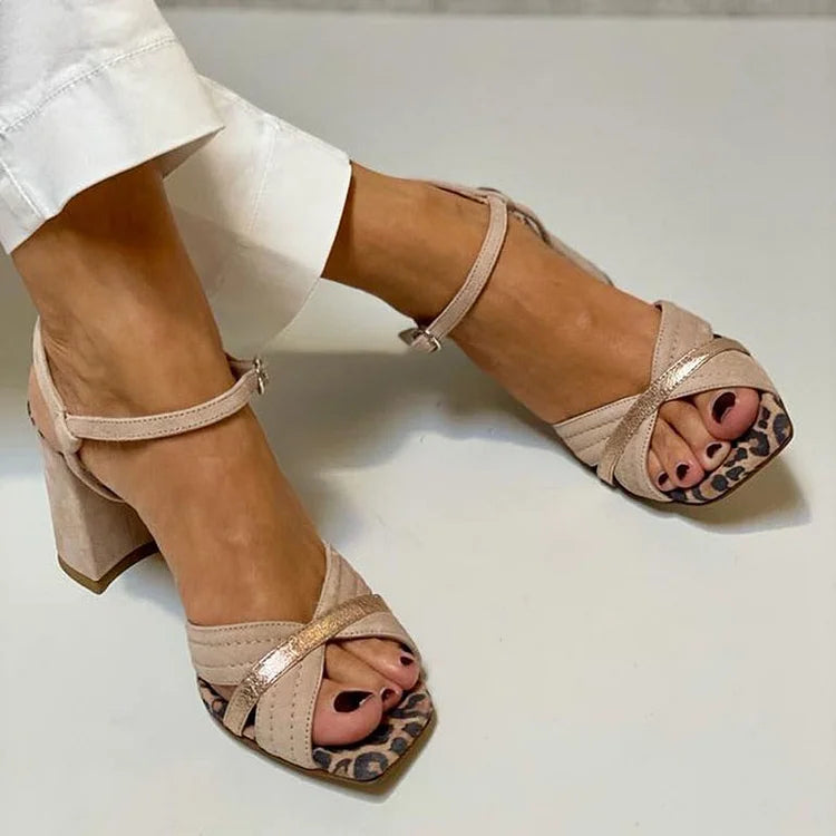 Avery™ | Cross-Band Heel Sandals