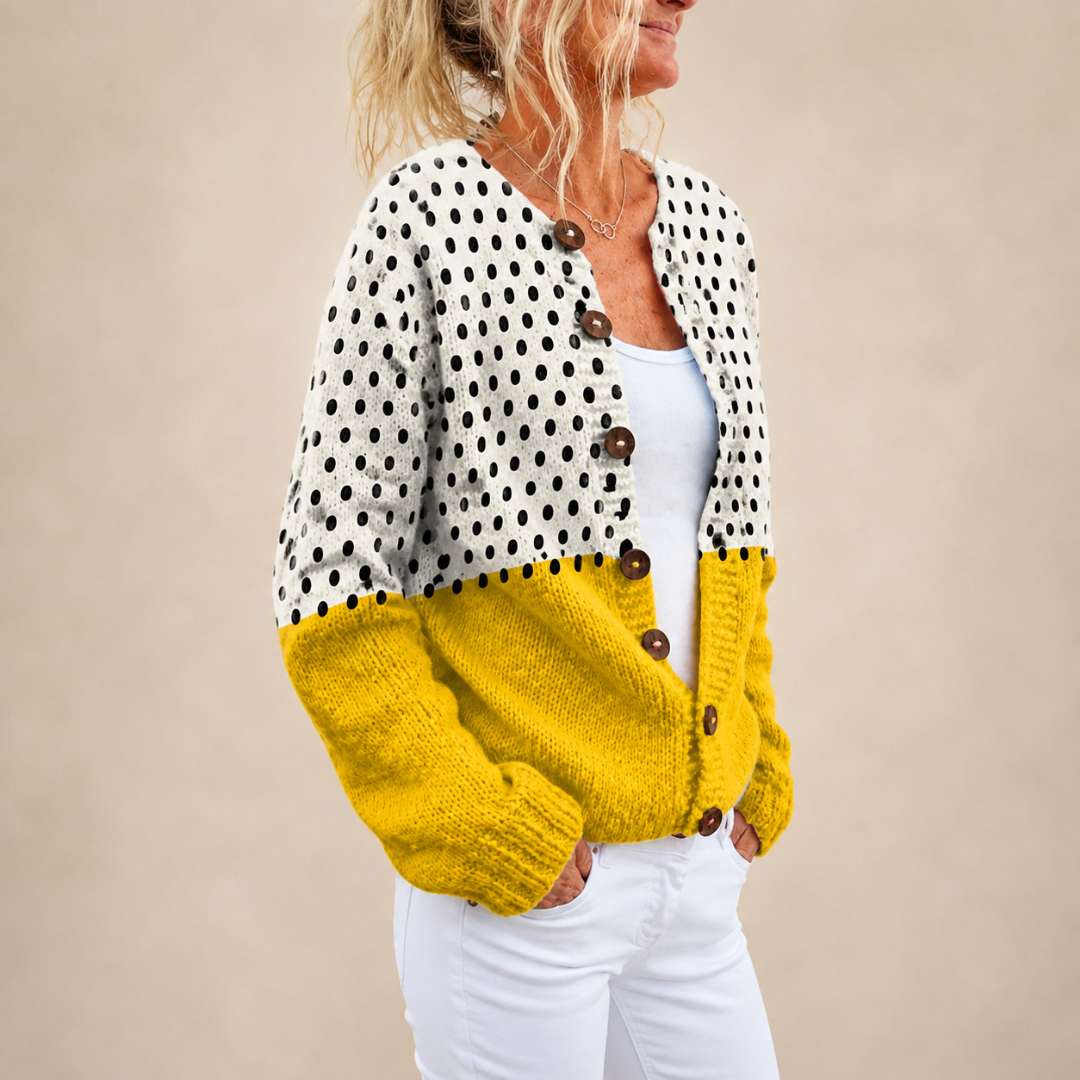 Junella™ | Vintage Knit Cardigan Sweater