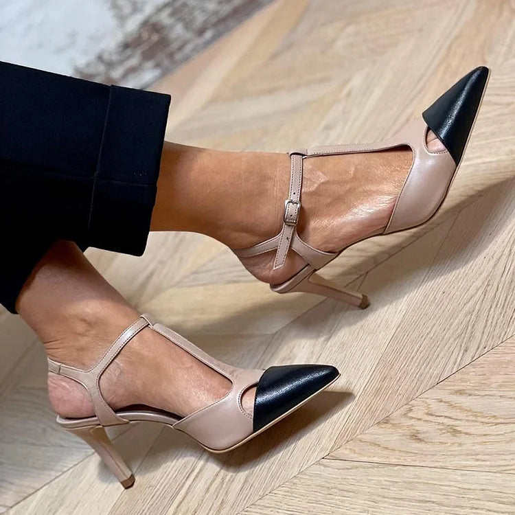 Emily™ | Two-Toned Pointed Heels