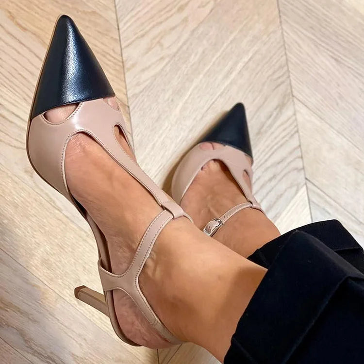 Emily™ | Two-Toned Pointed Heels