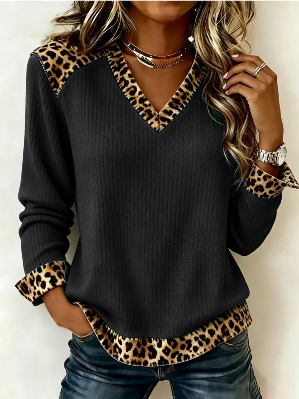 Lillian V-Neck Top