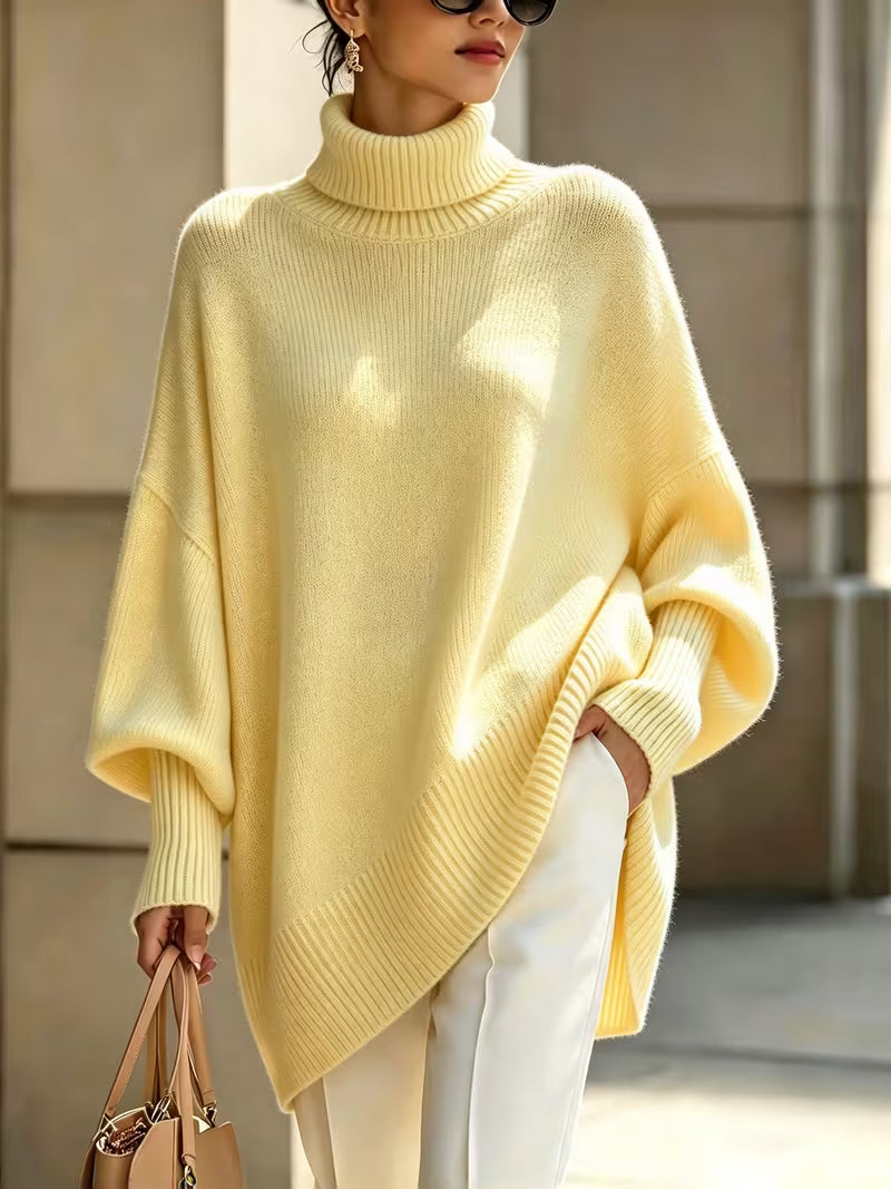 Marielle | High-Neck Batwing Sweater