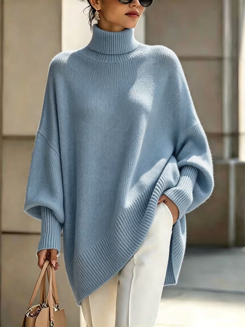 Marielle | High-Neck Batwing Sweater