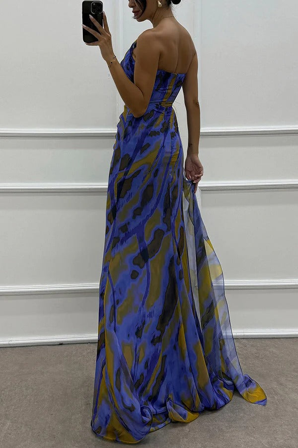Sandra | Vibrant Draped Dress