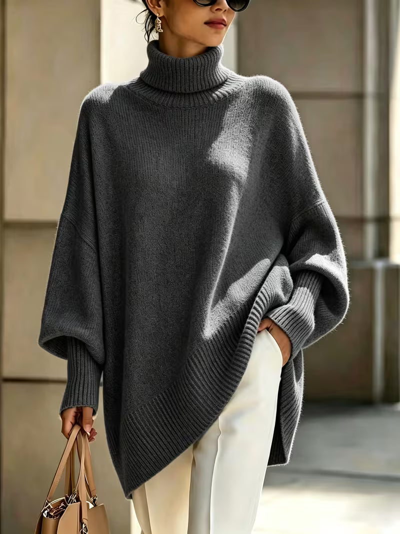 Marielle | High-Neck Batwing Sweater