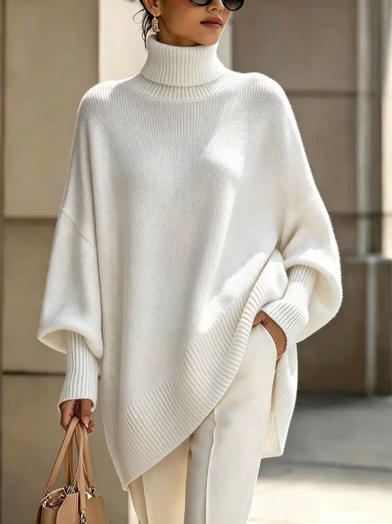 Marielle | High-Neck Batwing Sweater