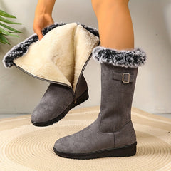 Katherine Winter Boots Grey