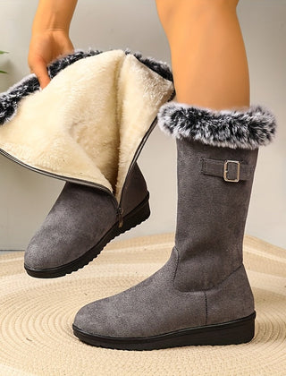 Katherine Winter Boots Grey
