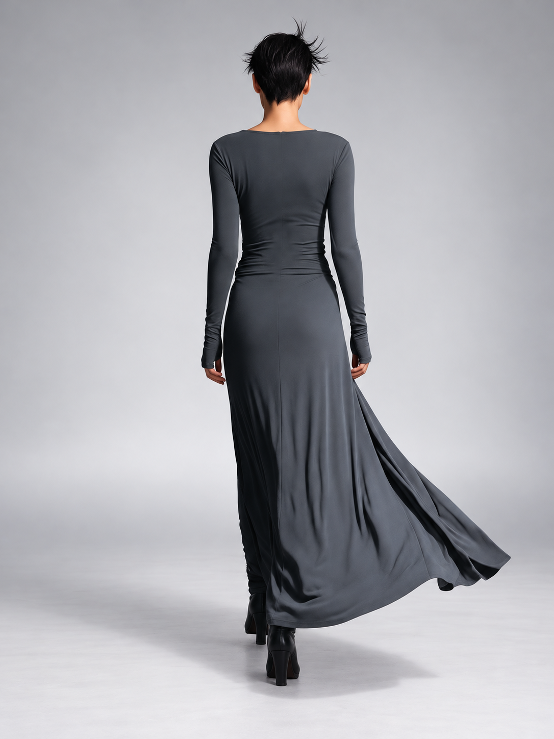 Yasmina | Side-Tie Maxi Dress