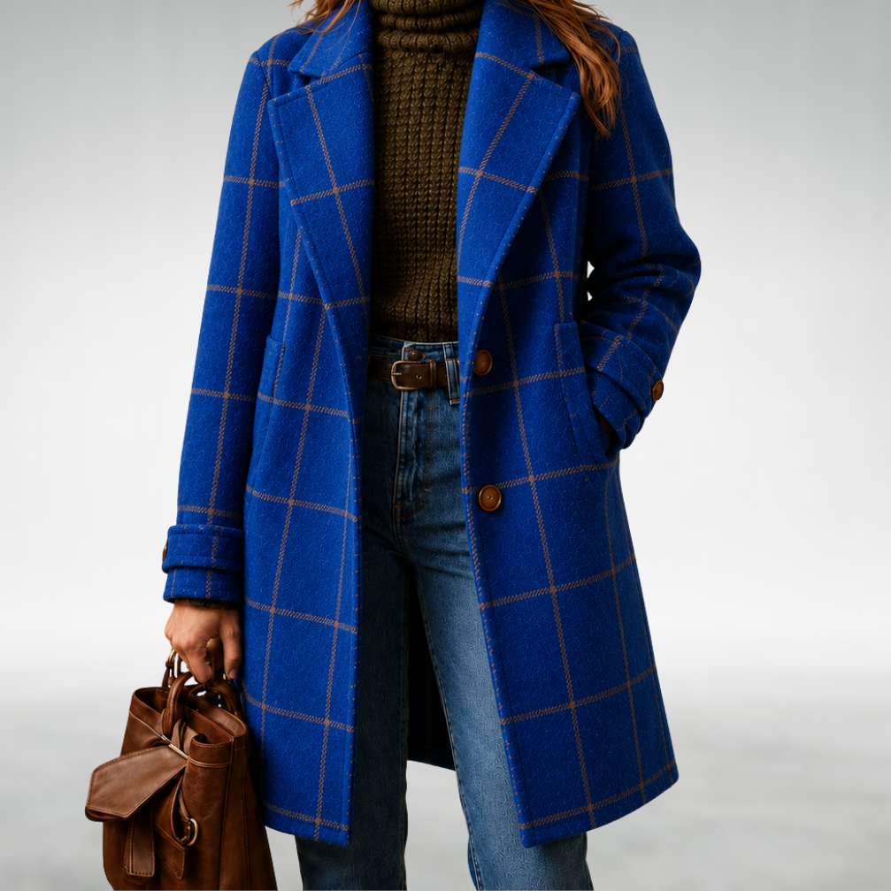 Lauren Classic Checkered Coat