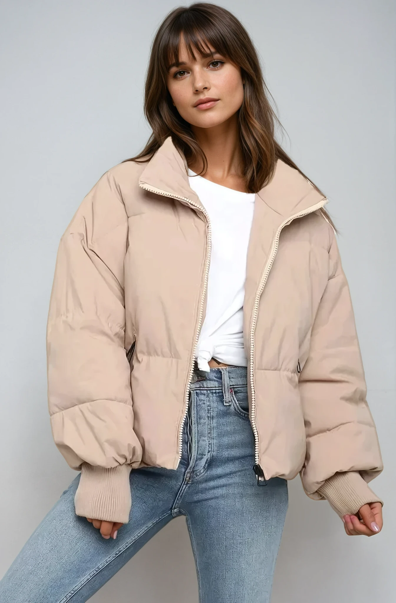 Women's Quilted Puffer Jacket