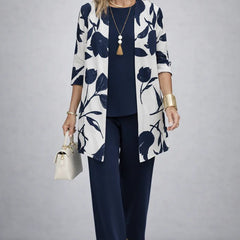 Jenilyn set - Blue & White