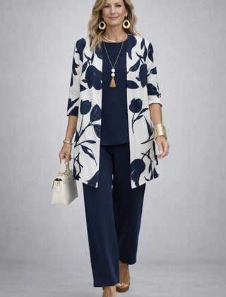 Jenilyn set - Blue & White