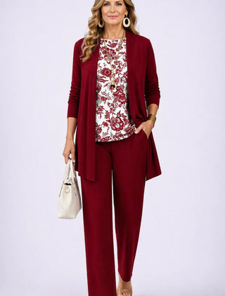 Jenilyn set - White & Red