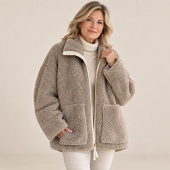 Silvana teddy jacket - Brown