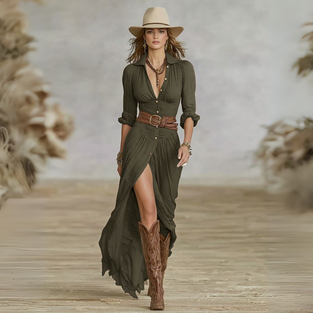 Hayley | Belted Dress