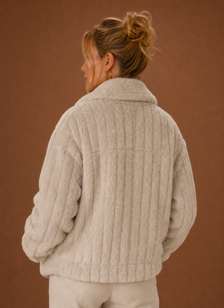 Women's Winter Coat - Oversized Teddy Jacket