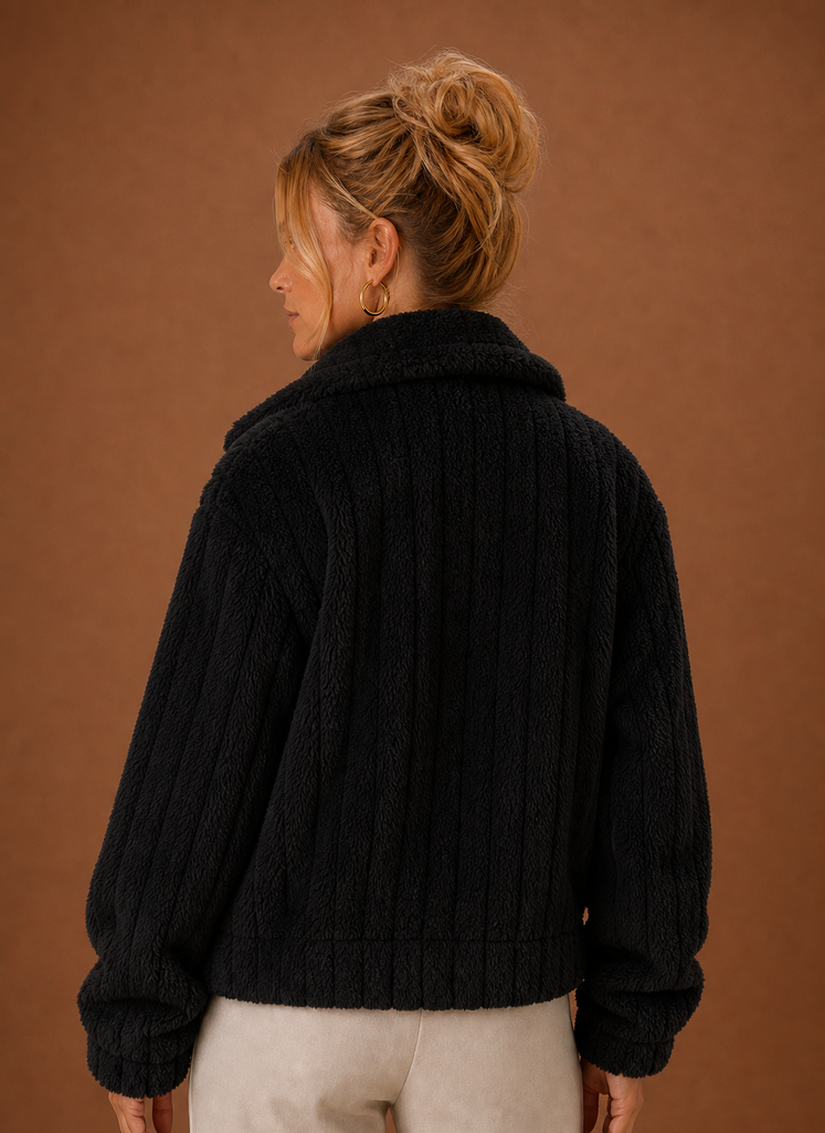 Women's Winter Coat - Oversized Teddy Jacket