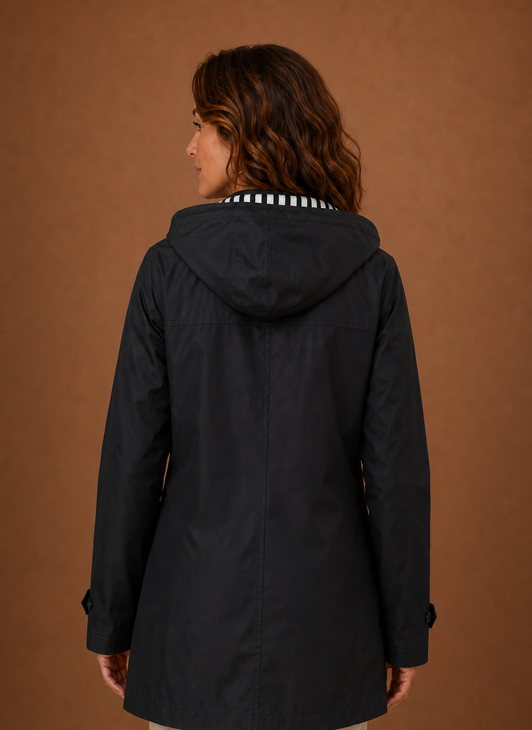 Women's Trench Coat - Hooded Autumn/Winter Coat | Areleon