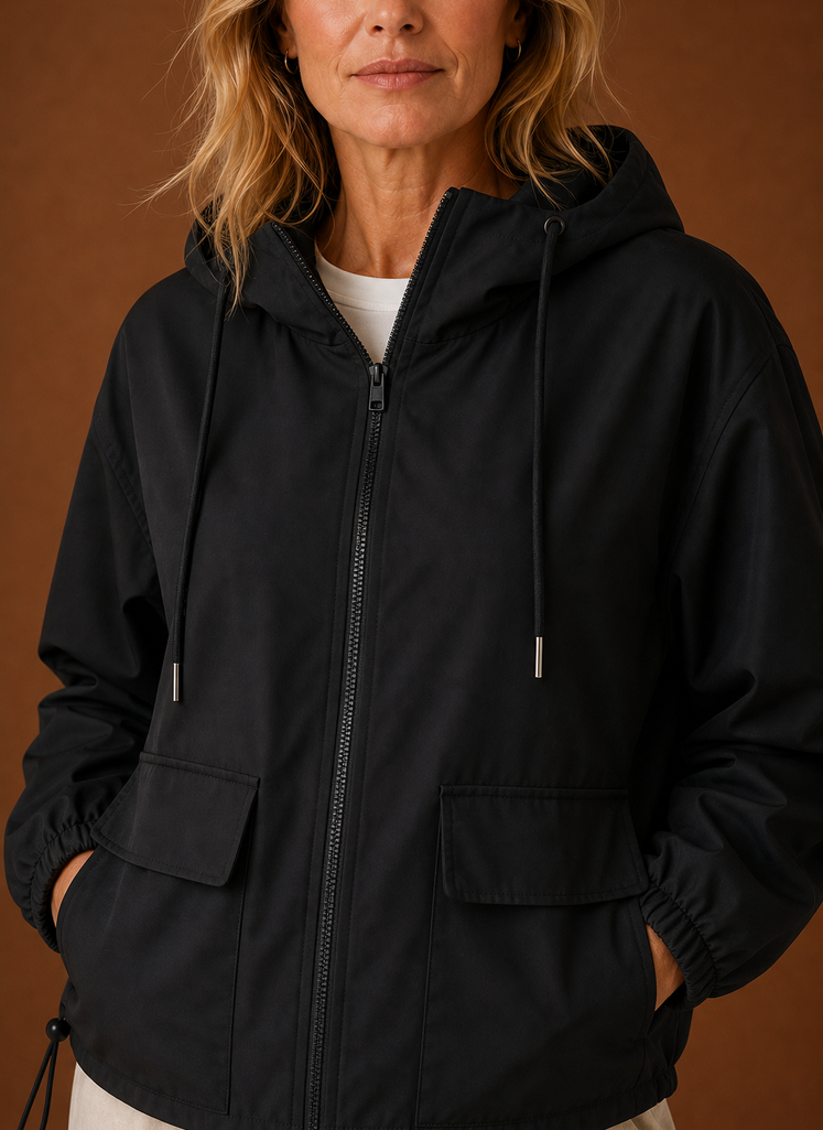 Women’s Lightweight Hooded Windbreaker Jacket
