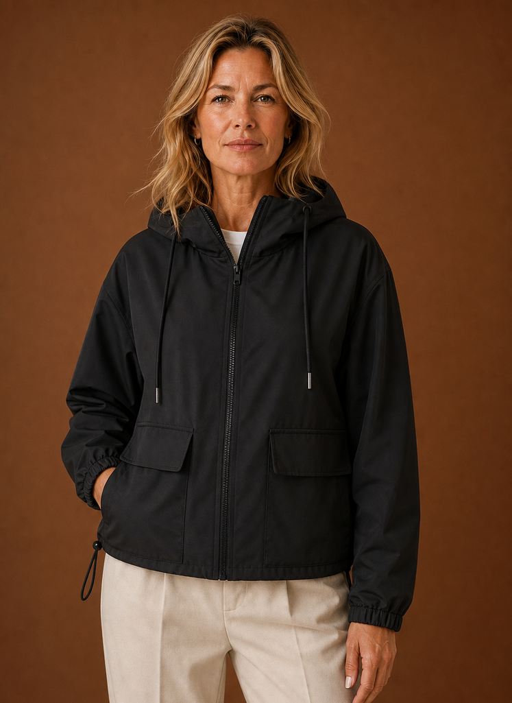 Women’s Lightweight Hooded Windbreaker Jacket