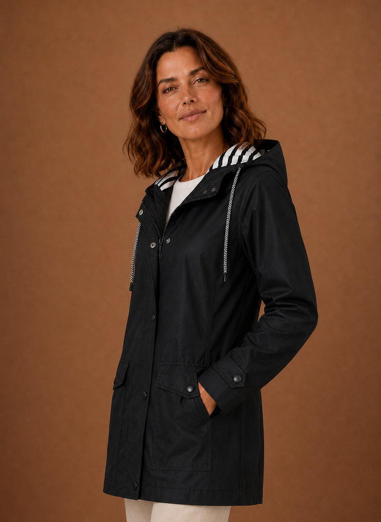 Women's Trench Coat - Hooded Autumn/Winter Coat | Areleon