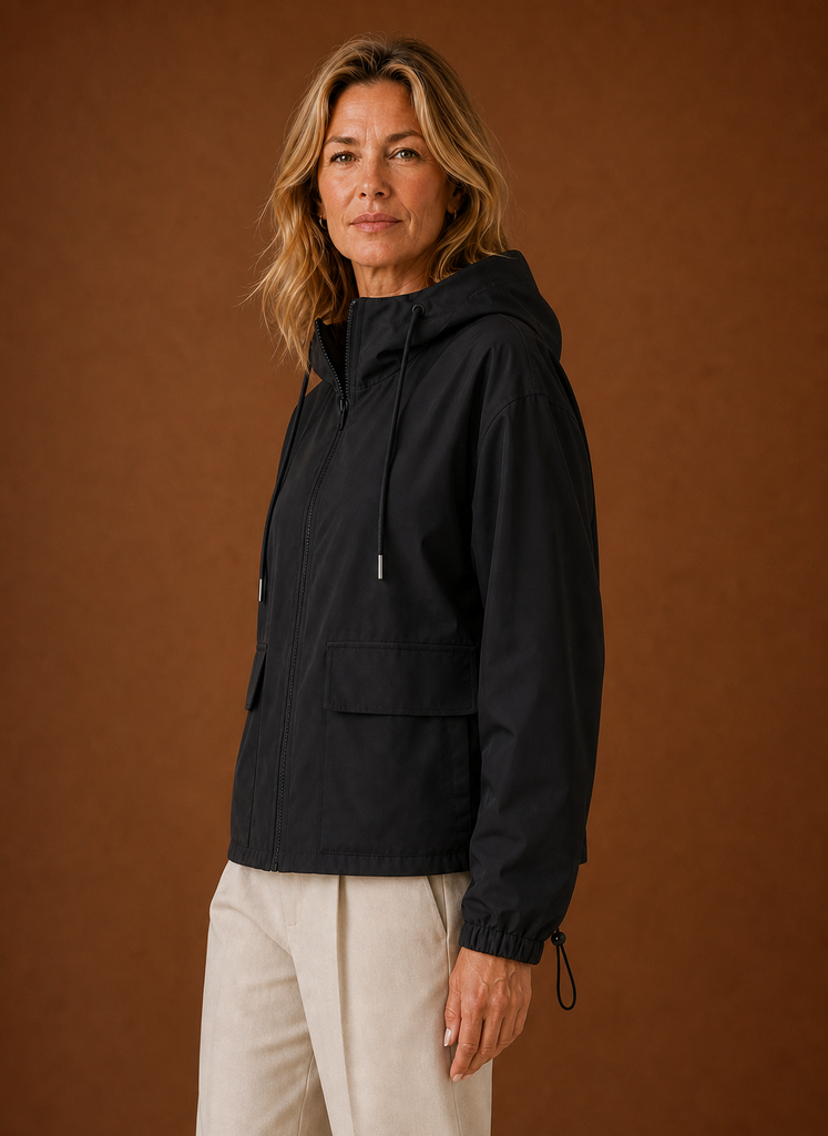 Women’s Lightweight Hooded Windbreaker Jacket