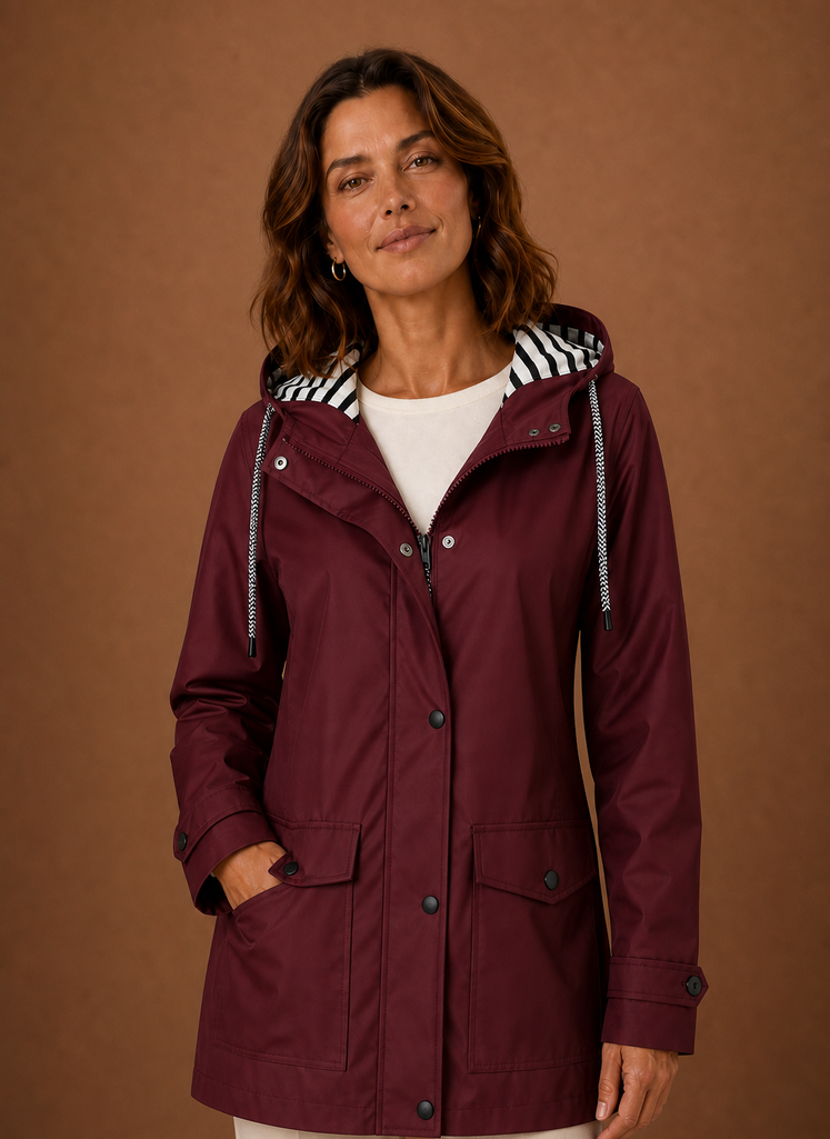Women's Trench Coat - Hooded Autumn/Winter Coat | Areleon