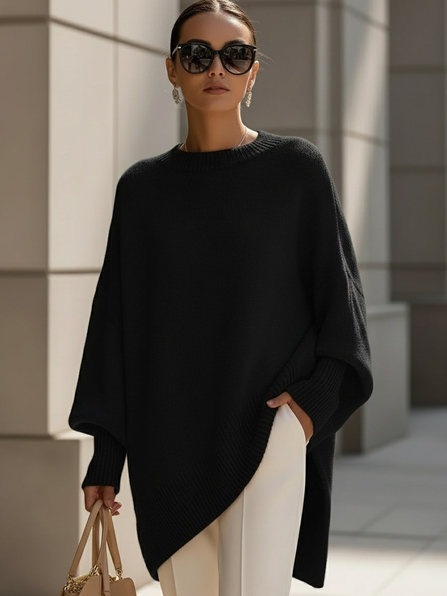 Carol | Mock-Neck Ribbed Quiet Sweater