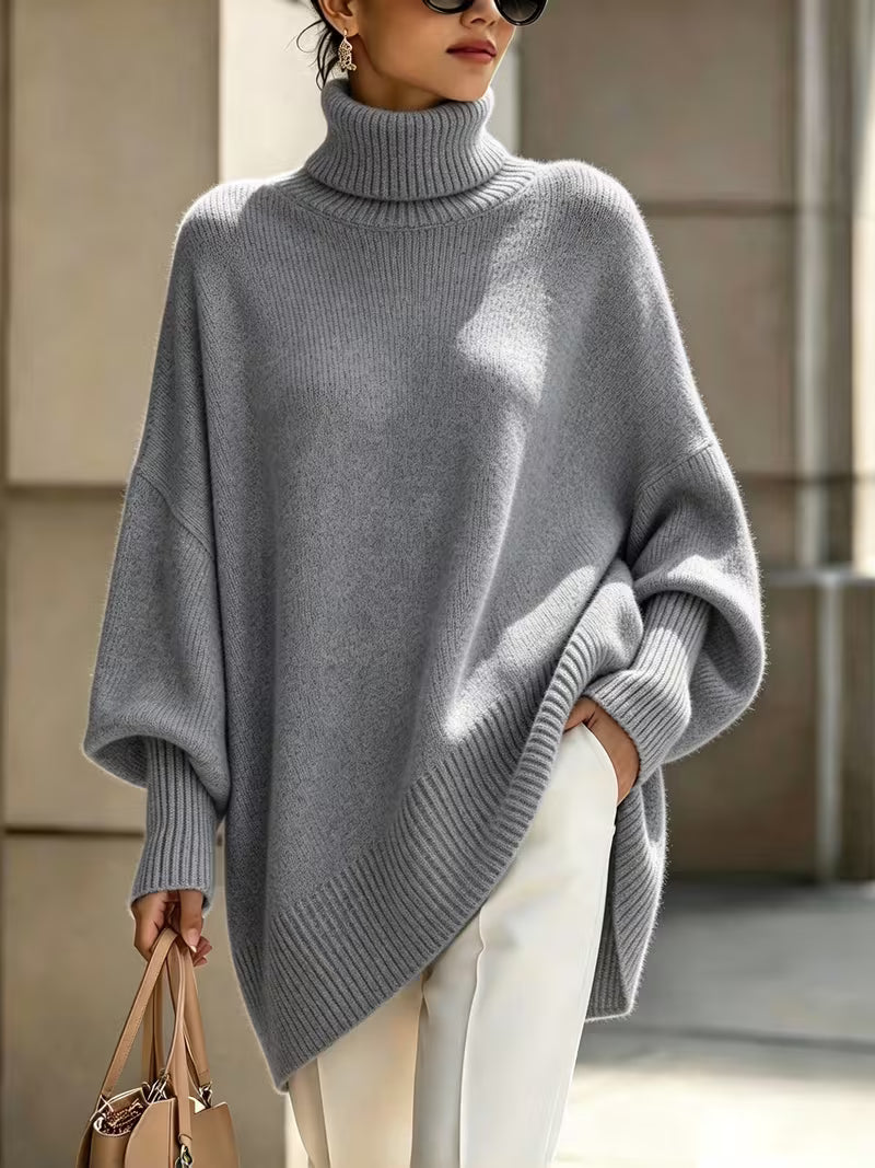 Marielle | High-Neck Batwing Sweater
