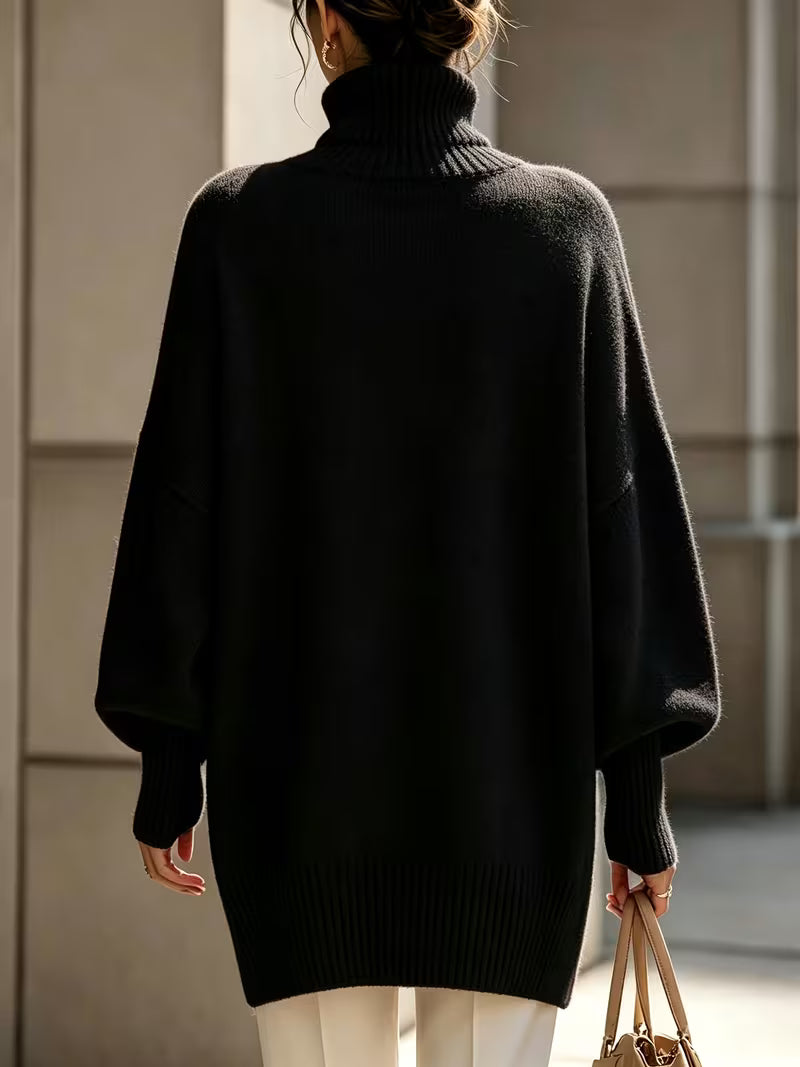 Marielle | High-Neck Batwing Sweater