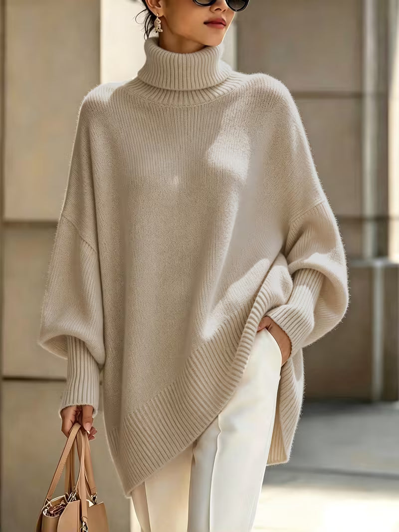 Marielle | High-Neck Batwing Sweater