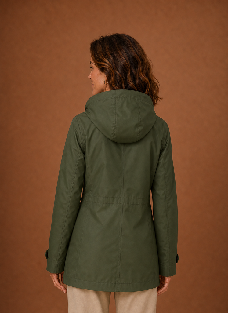 Women's Trench Coat - Hooded Autumn/Winter Coat | Areleon