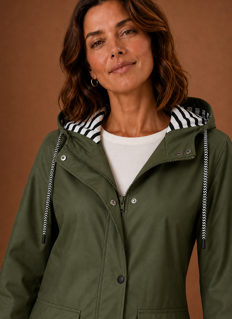 Women's Trench Coat - Hooded Autumn/Winter Coat | Areleon