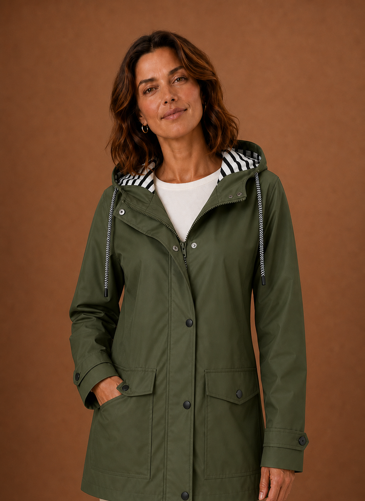 Women's Trench Coat - Hooded Autumn/Winter Coat | Areleon