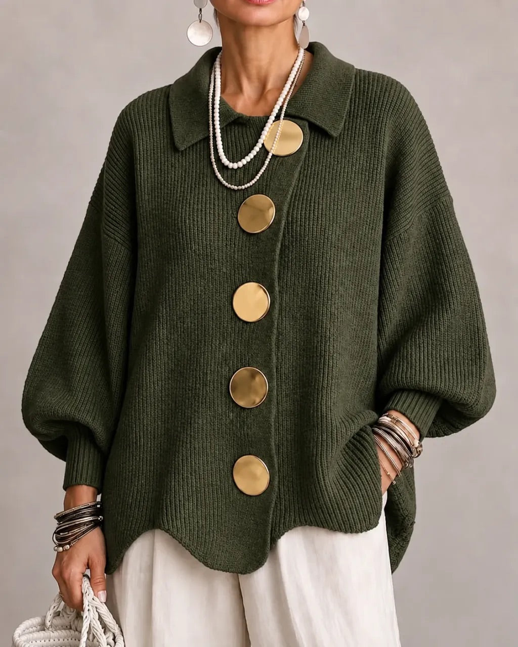 Karina cardigan - Green