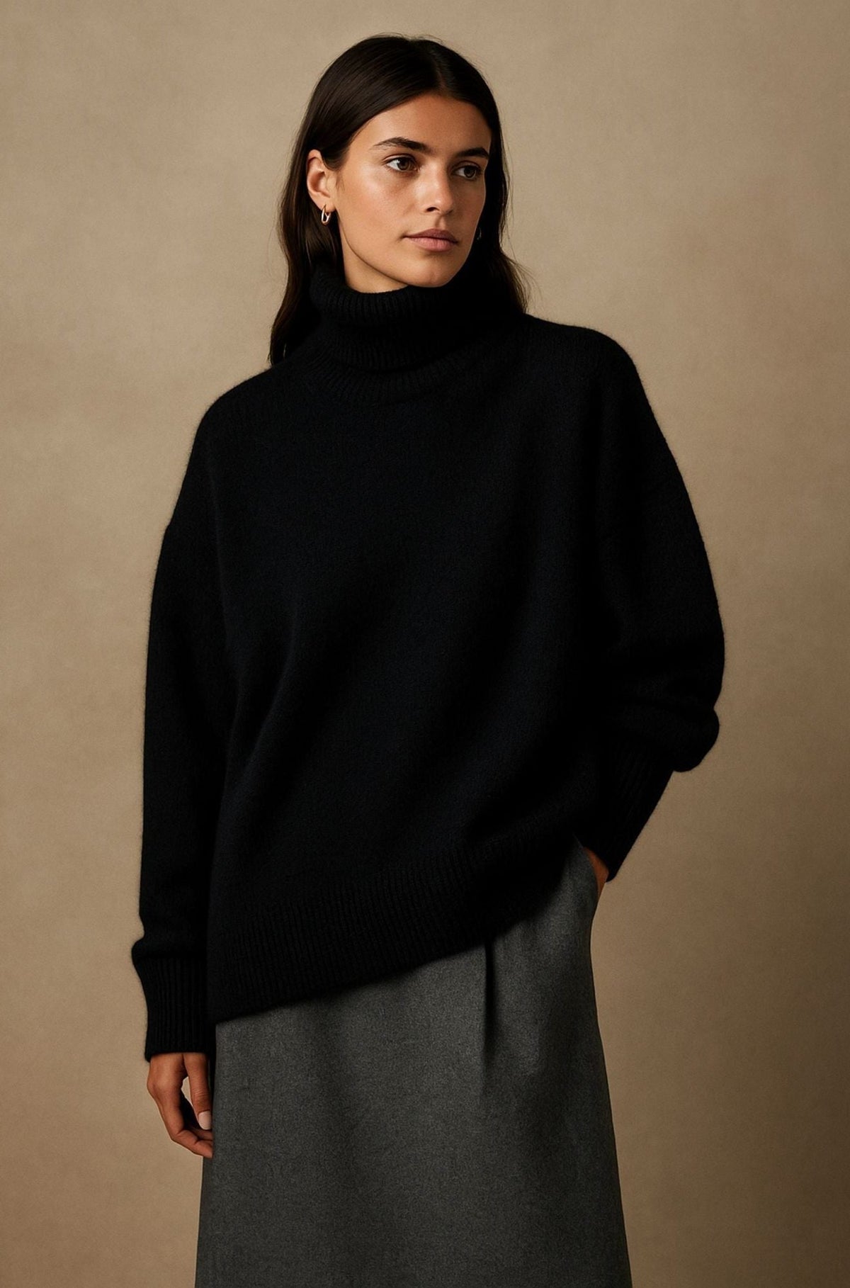 Macario | Women's Cashmere Turtleneck Sweater