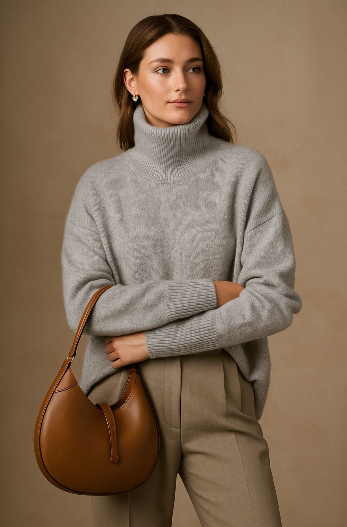 Macario | Women's Cashmere Turtleneck Sweater