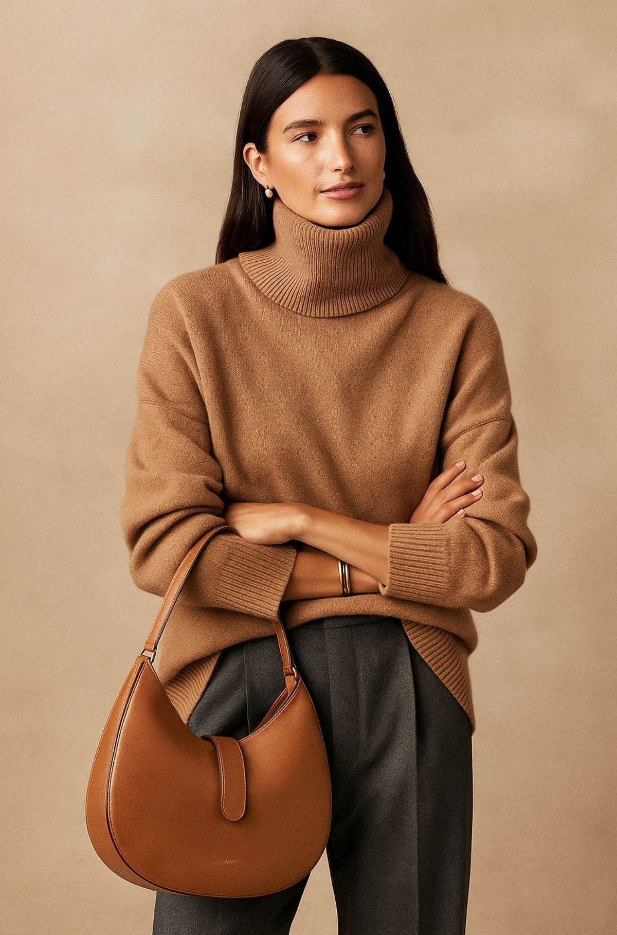 Macario | Women's Cashmere Turtleneck Sweater