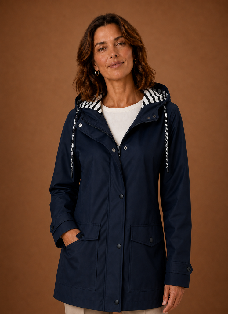 Women's Trench Coat - Hooded Autumn/Winter Coat | Areleon
