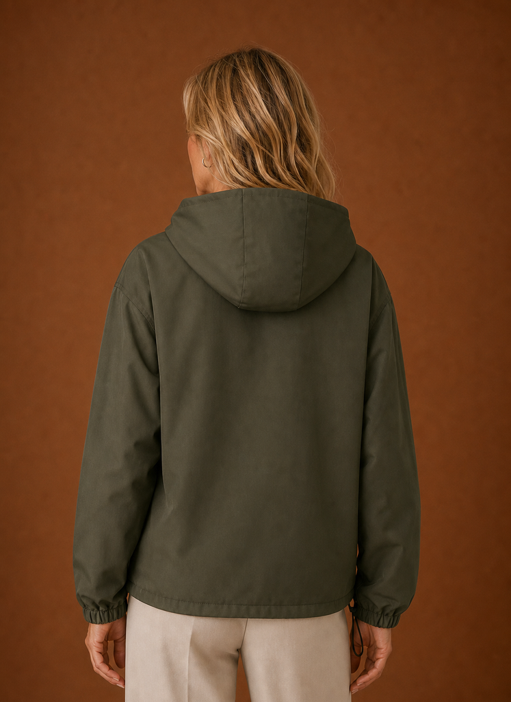 Women’s Lightweight Hooded Windbreaker Jacket