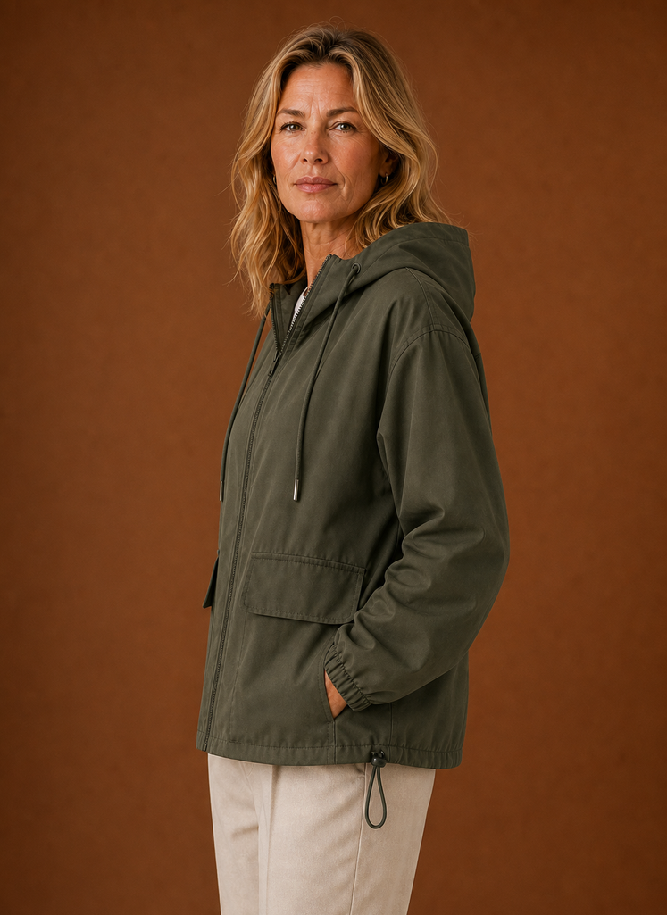 Women’s Lightweight Hooded Windbreaker Jacket