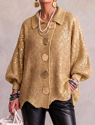 Karina cardigan - Gold