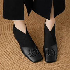 Opium Leather Boots - Black